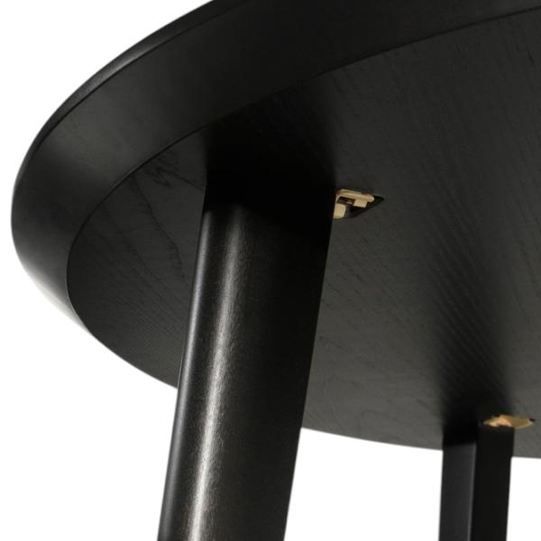 Кухонный стол зафиксированный Ikea Lisabo ДСП/ Черный photo 3