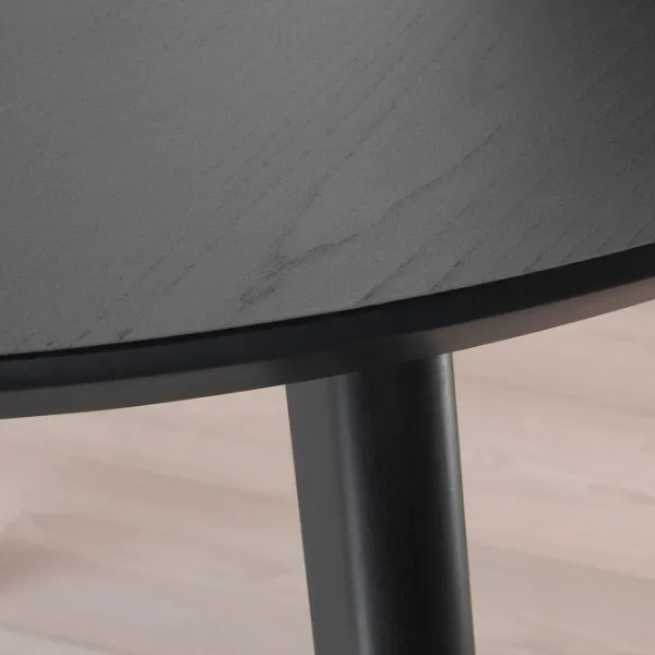 Кухонный стол зафиксированный Ikea Lisabo ДСП/ Черный photo 4
