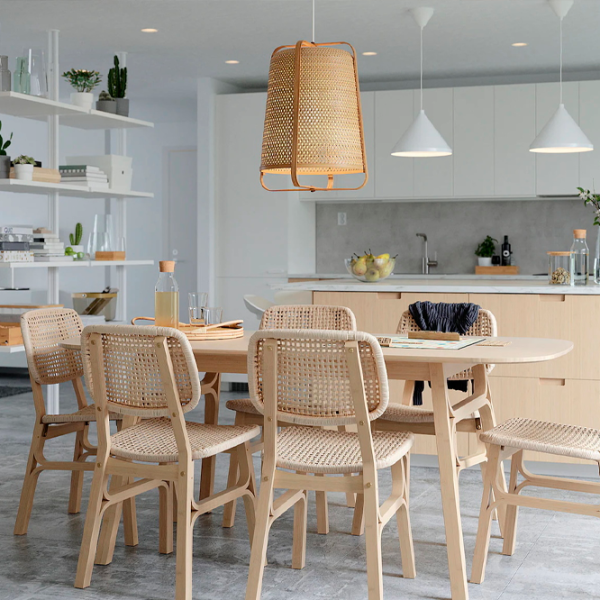 Кухонный стул Ikea Voxlov Бамбуc/ Натуральный Wood photo 5