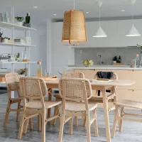 Scaun de bucătărie Ikea Voxlov Bambus/ Natural Wood photo 5