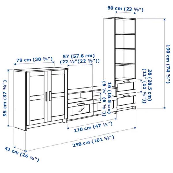 Living Ikea Brimnes Modulară / White photo 4 Living Ikea Brimnes Modulară / White photo 4