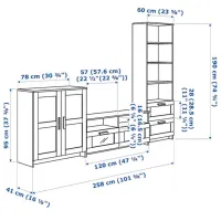 Living Ikea Brimnes Modulară / White photo 4