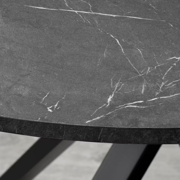 Кухонный стол зафиксированный Ikea Mariedamm ДСП/ Черный photo 3