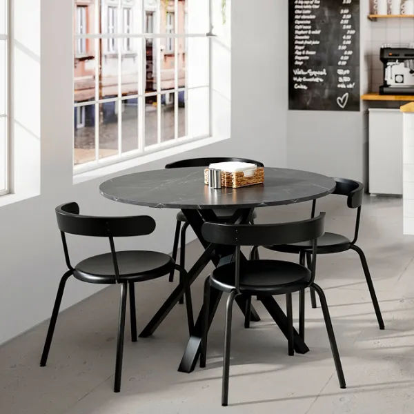 Кухонный стол зафиксированный Ikea Mariedamm ДСП/ Черный photo 6