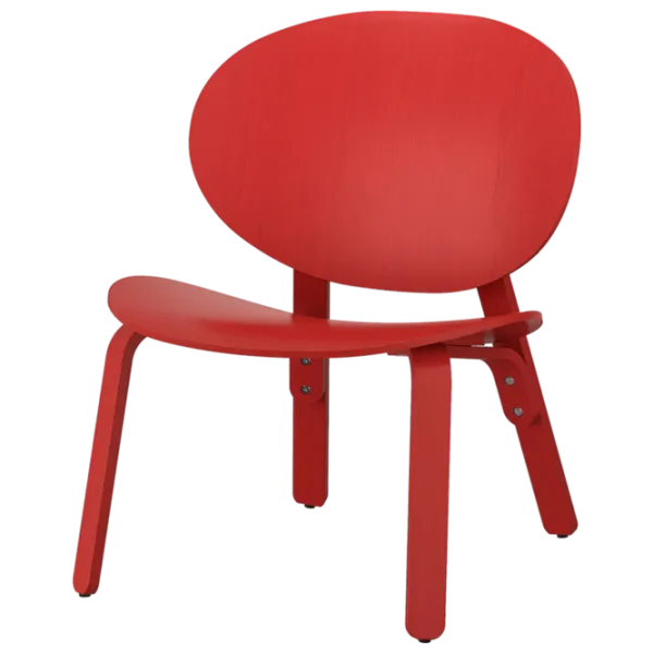 Кухонный стул Ikea Froset Дерево/ Красный  photo 1