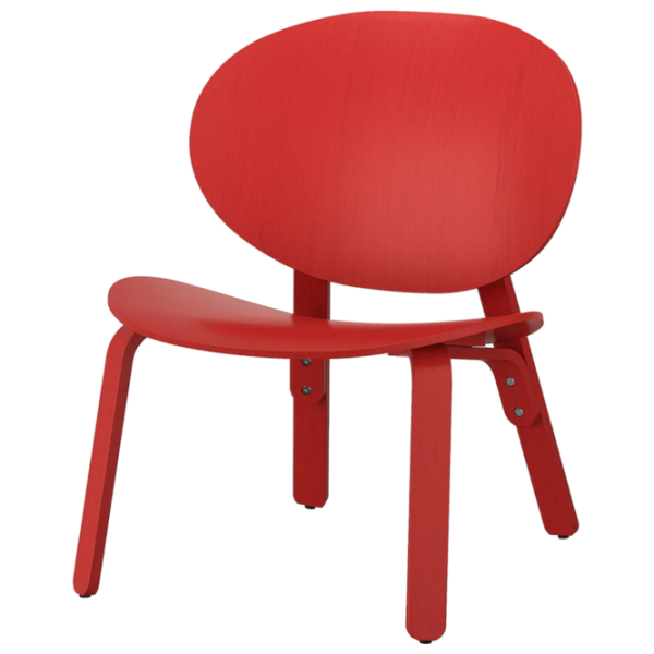 Кухонный стул Ikea Froset Дерево/ Красный  photo 1