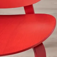 Scaun de bucătărie Ikea Froset Lemn/ Red photo 2