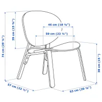 Scaun de bucătărie Ikea Froset Lemn/ Red photo 6
