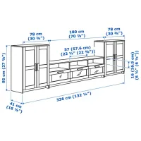 Living Ikea Brimnes Modulară / White photo 6