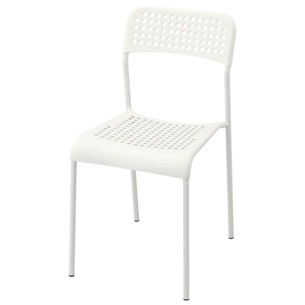 Scaun de bucătărie Ikea Adde Plastic/ White  photo 1