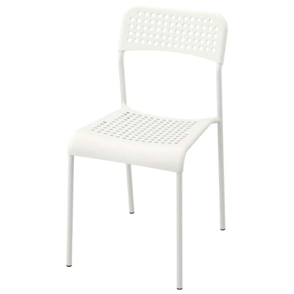 Scaun de bucătărie Ikea Adde Plastic/ White  photo 1