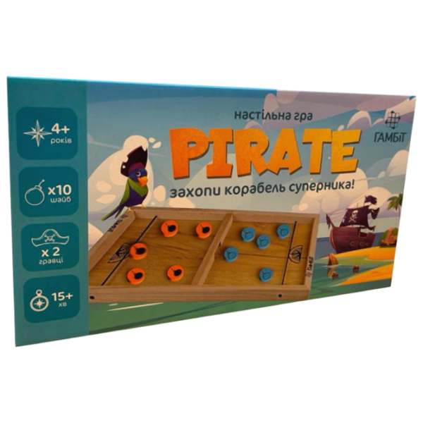 Настольная игра Gambit Pirate Junior 4+/ Стратегия photo 1
