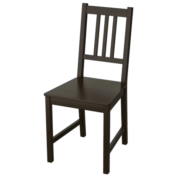 Scaun de bucătărie Ikea Stefan Stofă/ Dark Brown Black photo 1