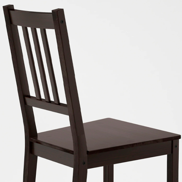 Scaun de bucătărie Ikea Stefan Stofă/ Dark Brown Black photo 3