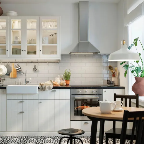 Scaun de bucătărie Ikea Stefan Stofă/ Dark Brown Black photo 4