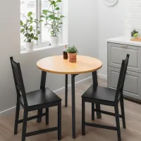Scaun de bucătărie Ikea Stefan Stofă/ Dark Brown Black photo 5