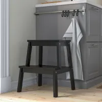 Кухонный стул Ikea Bekvam Дерево/ Черный photo 5