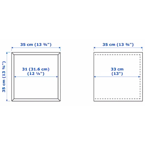 Полка Ikea Eket ДСП / Белый photo 9