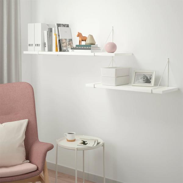 Полки Ikea Bergshult/Pershult ДСП / Белый photo 2 Полки Ikea Bergshult/Pershult ДСП / Белый photo 2