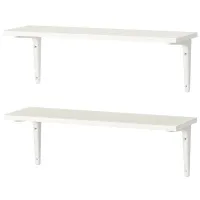 Полки Ikea Burhult/Sibbhult ДСП / Белый