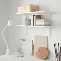 Полки Ikea Burhult/Sibbhult ДСП / Белый photo 3