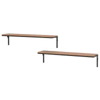 Полки Ikea Fjallbo Массив / Черный