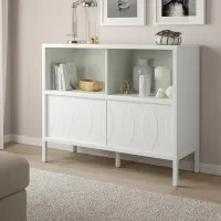 Dulap cu vitrină Ikea Kalknas PAL / White photo 3