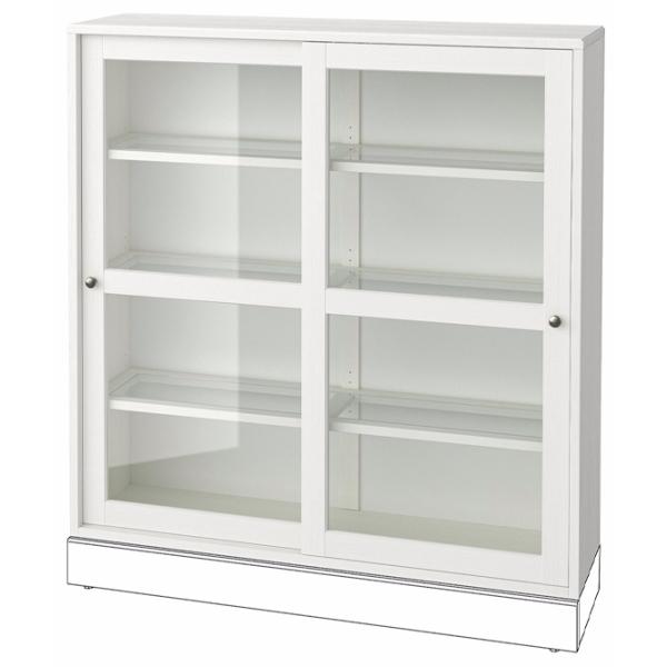 Витрина для гостиной Ikea Havsta ДСП / White photo 1