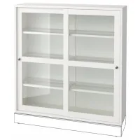 Витрина для гостиной Ikea Havsta ДСП / White