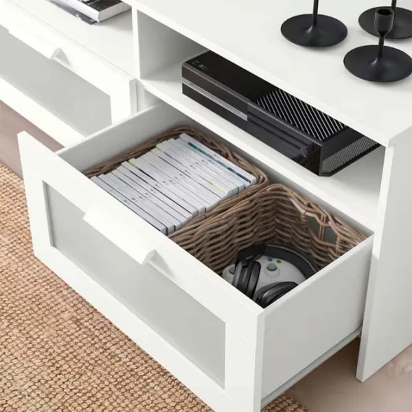Living Ikea Billy/Brimnes Modulară / White photo 3