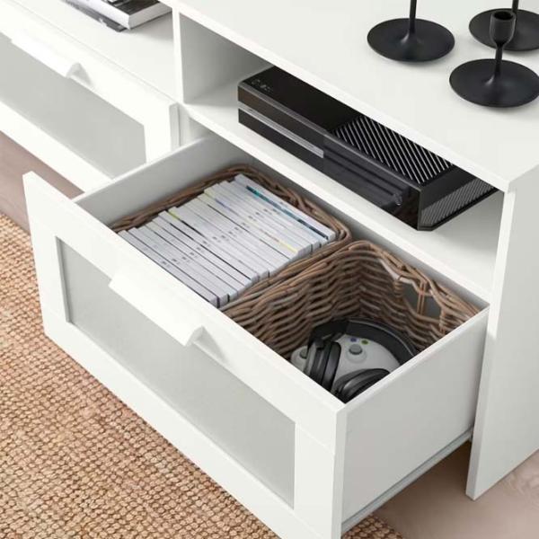 Living Ikea Billy/Brimnes Modulară / White photo 3