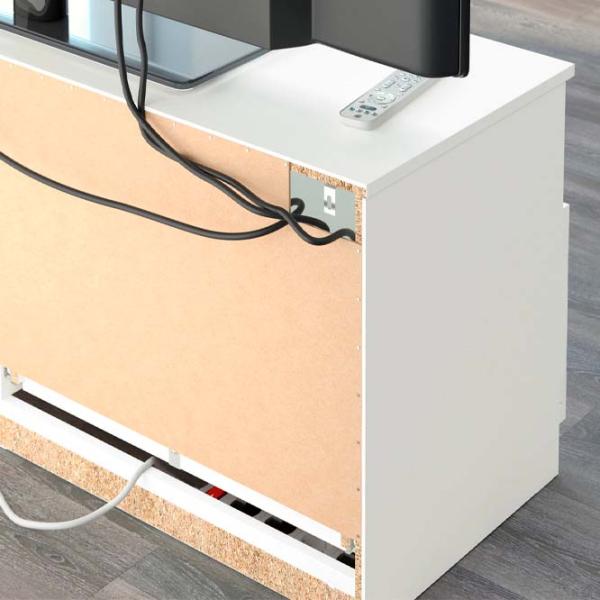 Living Ikea Billy/Brimnes Modulară / White photo 5