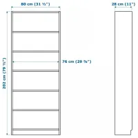 Гостиная Ikea Billy/Brimnes Модульная / White photo 10