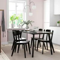 Masă de bucătărie fixă Ikea Lisabo PAL/ Black photo 5