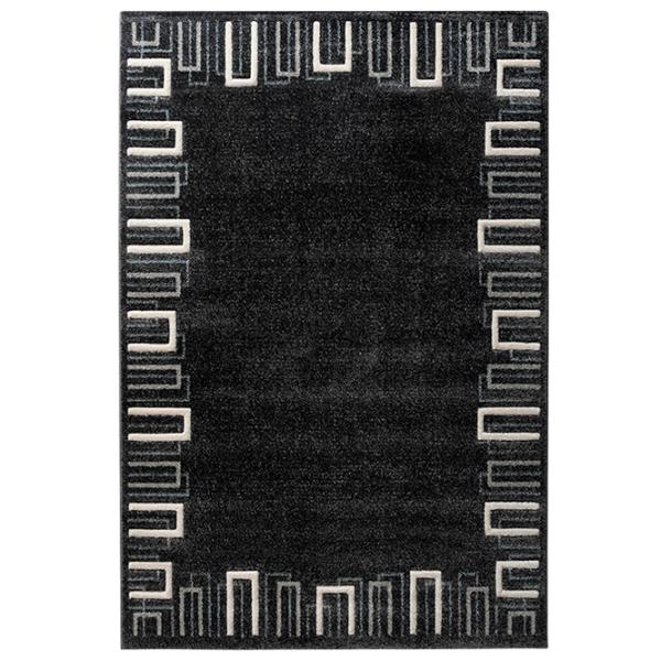 Ковер Covoare Ungheni Soho Black Grey / Фризе photo 1