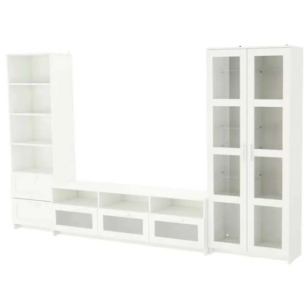 Гостиная Ikea Brimnes Линейная / White photo 1
