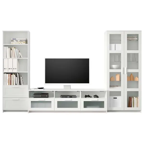 Гостиная Ikea Brimnes Линейная / White photo 2