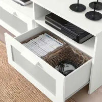 Гостиная Ikea Brimnes Линейная / White photo 3