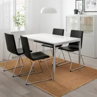 Кухонный стол зафиксированный Ikea Torsby LDSP/ Белый photo 5