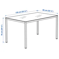 Кухонный стол зафиксированный Ikea Torsby LDSP/ Белый photo 6
