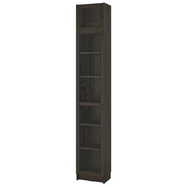 Dulap cu vitrină Ikea Billy  PAL / Walnut photo 1