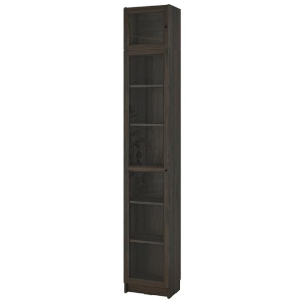 Dulap cu vitrină Ikea Billy  PAL / Walnut photo 1