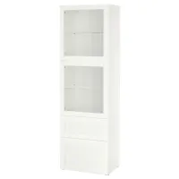 Витрина для гостиной Ikea Besta ДСП / White