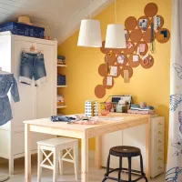 Кухонный стол зафиксированный Ikea Ingo ДСП/ Коричневый photo 3