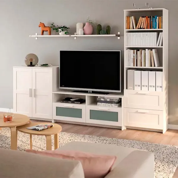 Living Ikea Brimnes/Bergshult Liniară / White photo 2 Living Ikea Brimnes/Bergshult Liniară / White photo 2