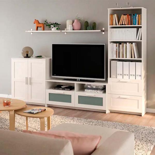 Living Ikea Brimnes/Bergshult Liniară / White photo 2 Living Ikea Brimnes/Bergshult Liniară / White photo 2