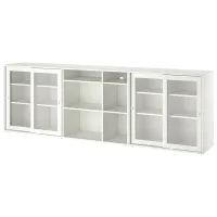 Витрина для гостиной Ikea Vihals ДСП / White