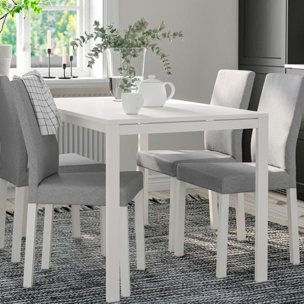 Кухонный стол зафиксированный Ikea Melltorp ДСП/ Белый photo 2