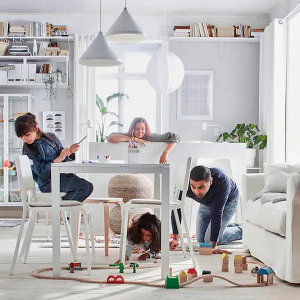 Кухонный стол зафиксированный Ikea Melltorp ДСП/ Белый photo 5