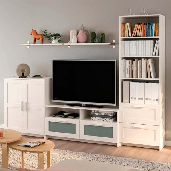 Living Ikea Brimnes/Bergshult Liniară / White photo 2 Living Ikea Brimnes/Bergshult Liniară / White photo 2
